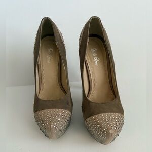Bella Luna Jeweled Platform Heels